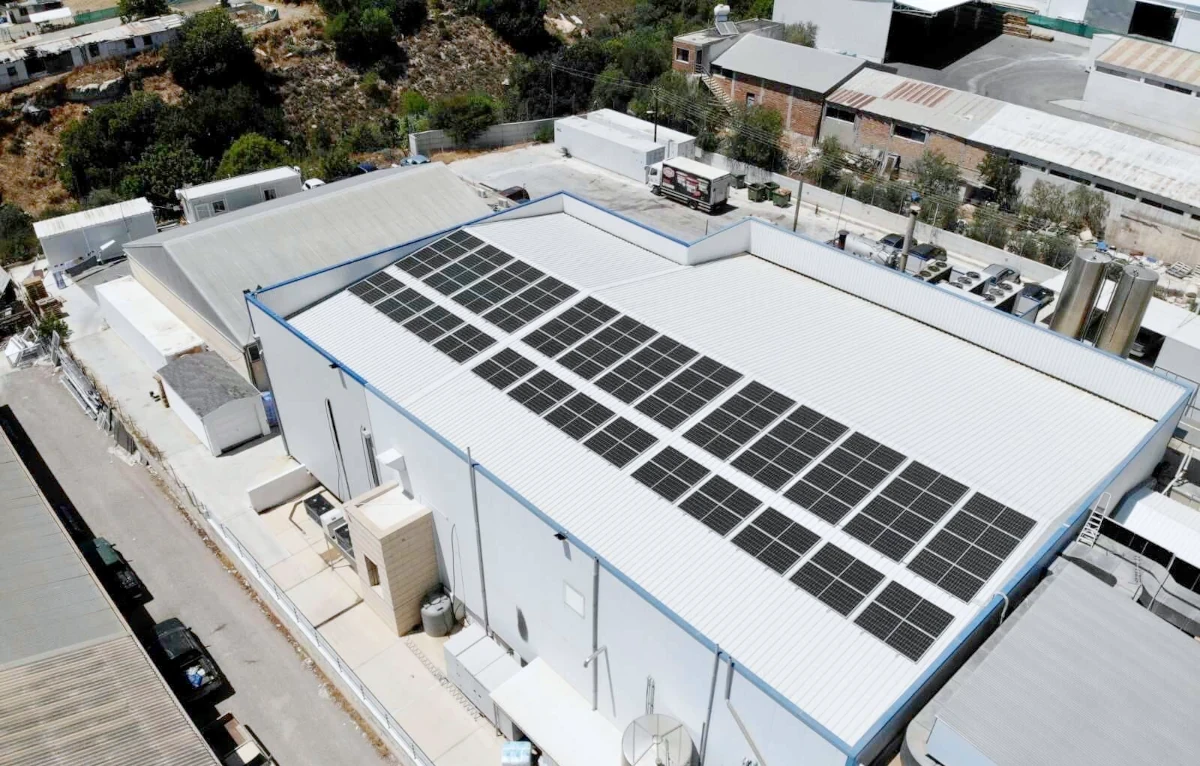 jpb energy solar panels on factory roof